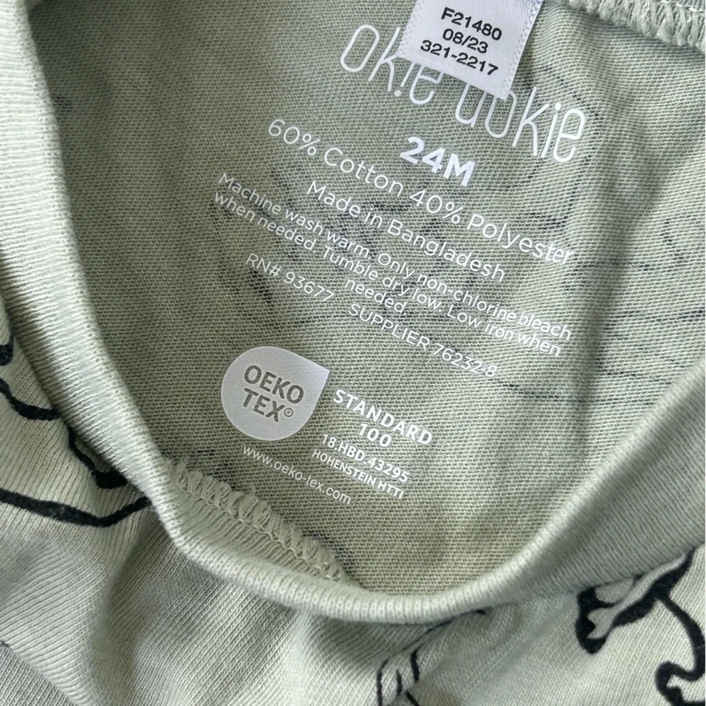 EUC Okie Dokie Baby Boys Short Sleeve Jumpsuit